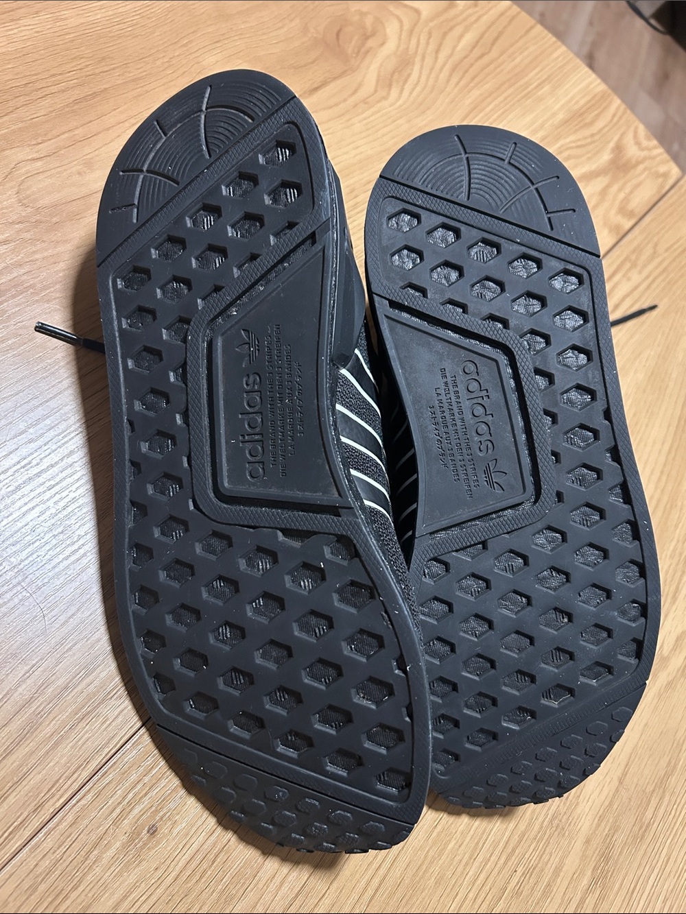 adidas NMD Mens Black Low-Top Sneakers - Picture 3 of 6